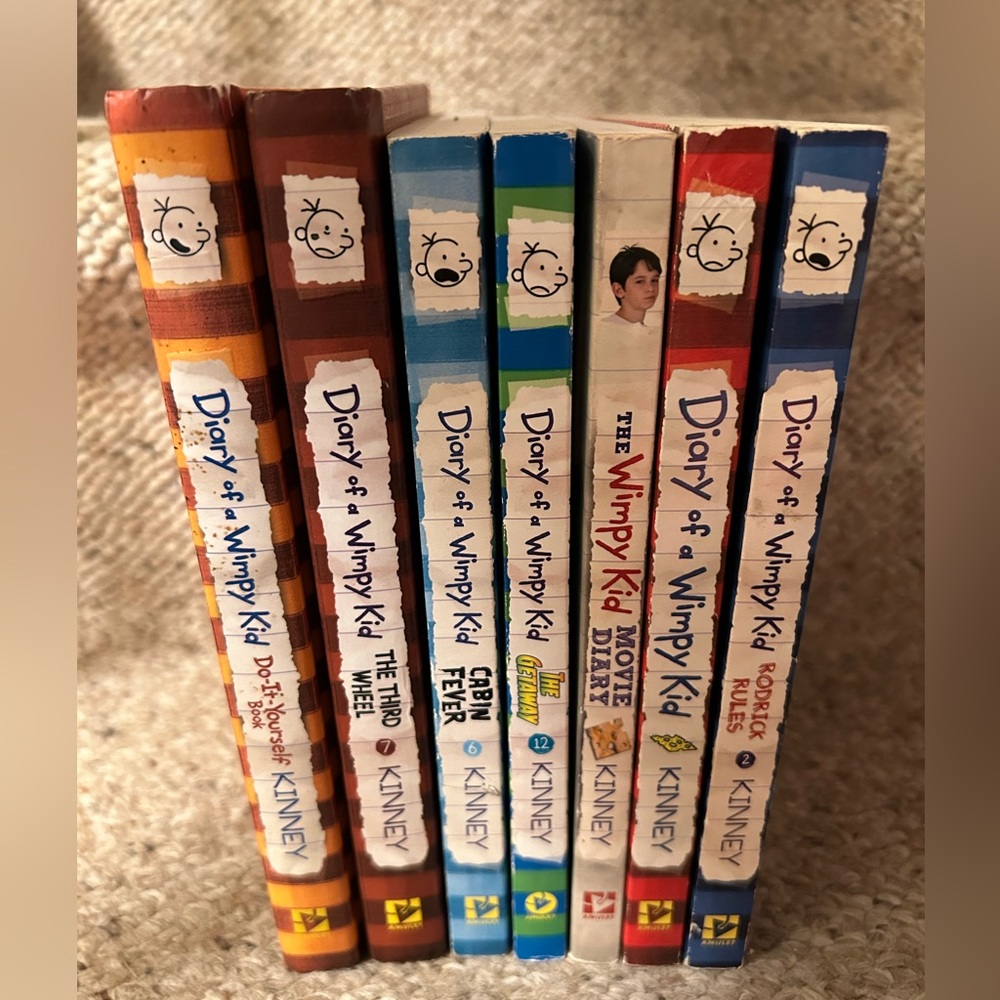 Book Bundle: Diary Of A Wimpy Kid 7 Book Series